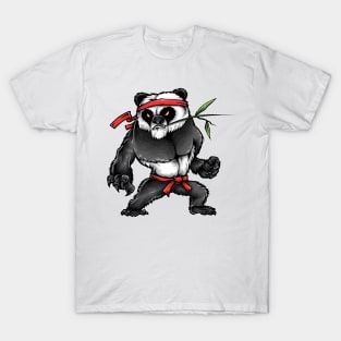 Panda commando T-Shirt